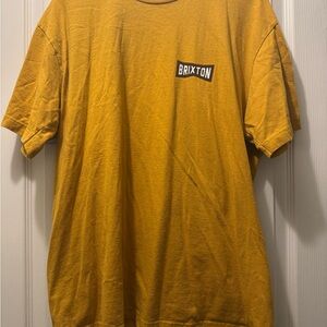 Brixton Men's Mustard T-Shirt